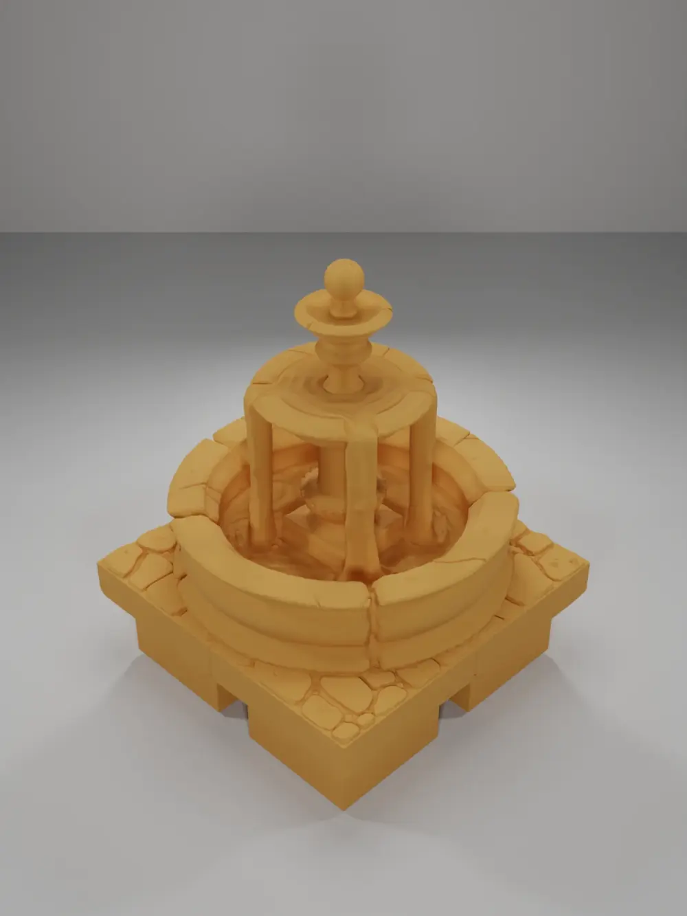 Fountain Water - Medieval Town Part 1 - Dungeon Blocks