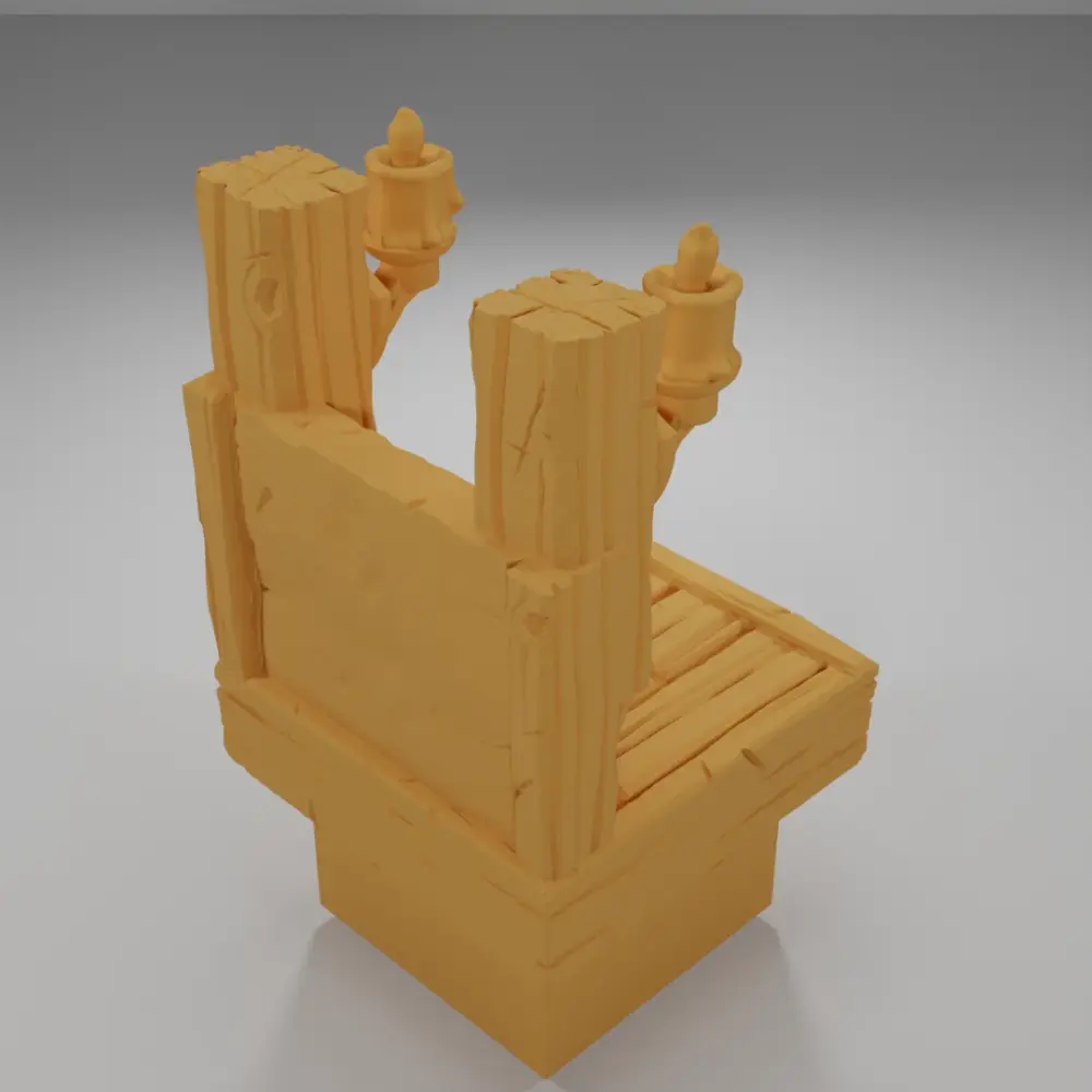 Wall Light - Medieval Town Part 1 - Dungeon Blocks