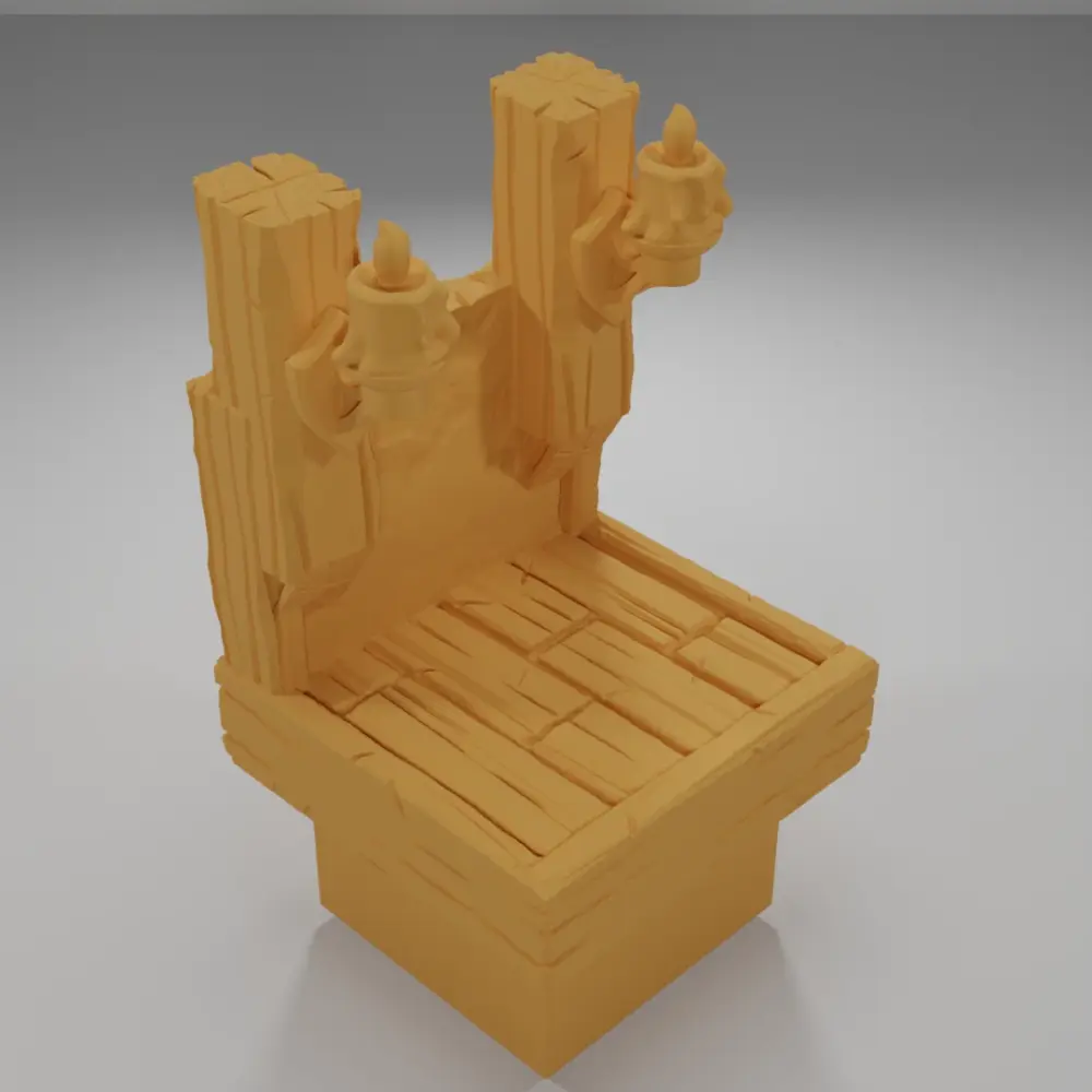 Wall Light - Medieval Town Part 1 - Dungeon Blocks