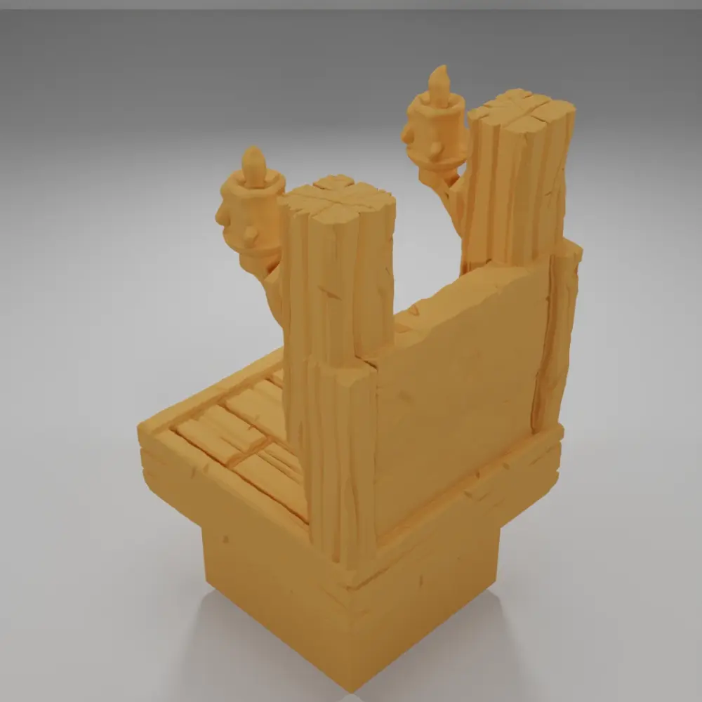 Wall Light - Medieval Town Part 1 - Dungeon Blocks