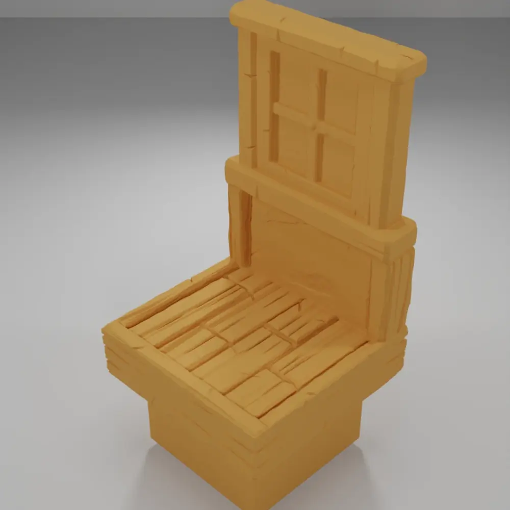 Window With Glass - Medieval Town Part 1 - Dungeon Blocks