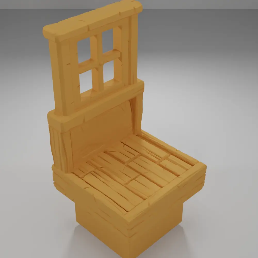Window Without Glass - Medieval Town Part 1 - Dungeon Blocks