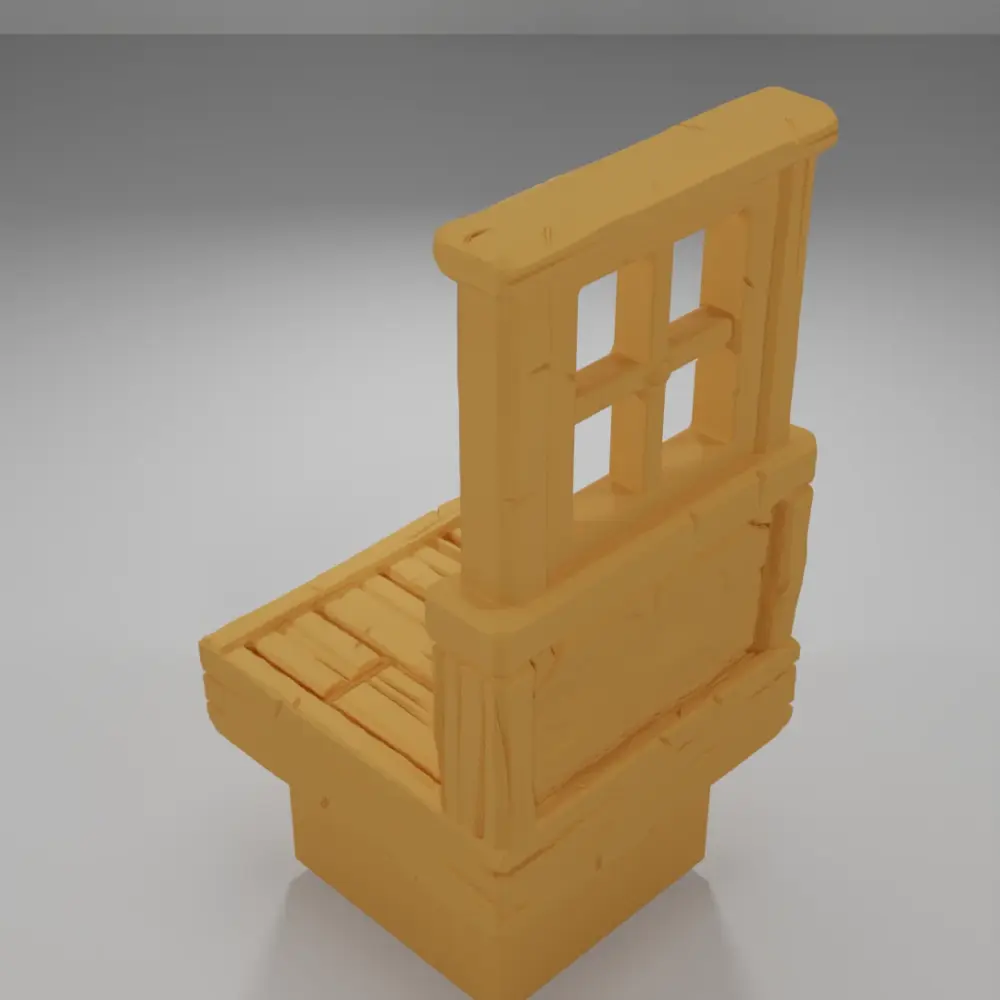 Window Without Glass - Medieval Town Part 1 - Dungeon Blocks