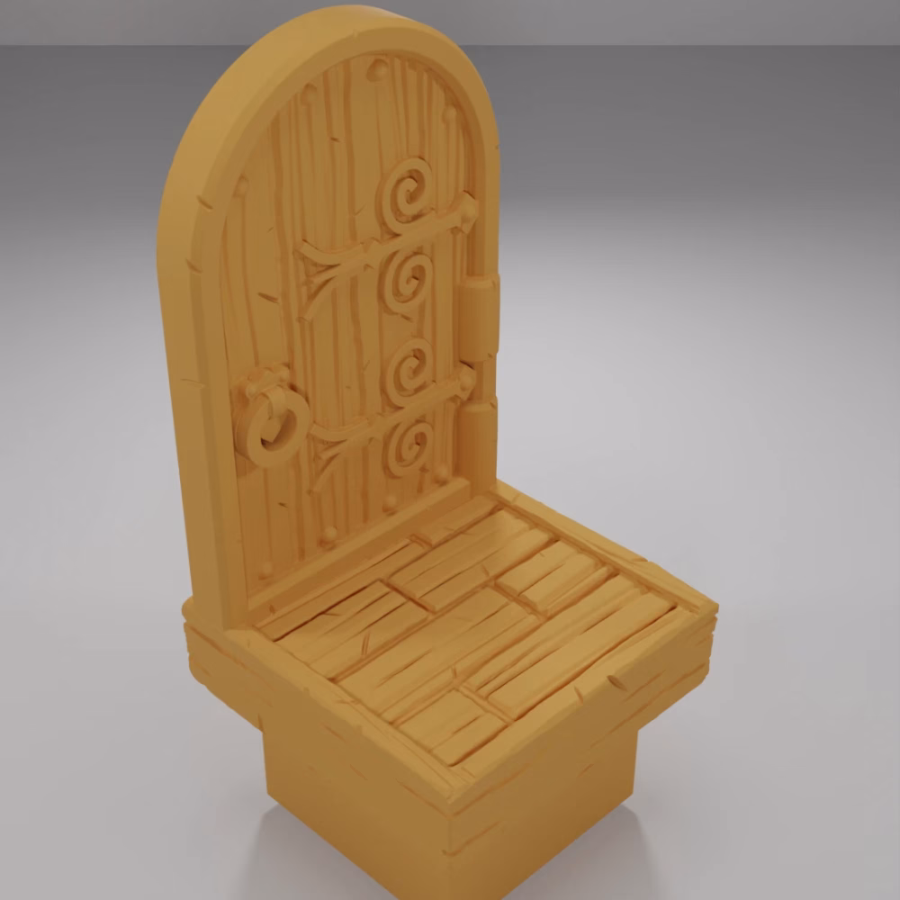 Door 1 - Medieval Town Part 1 - Dungeon Blocks