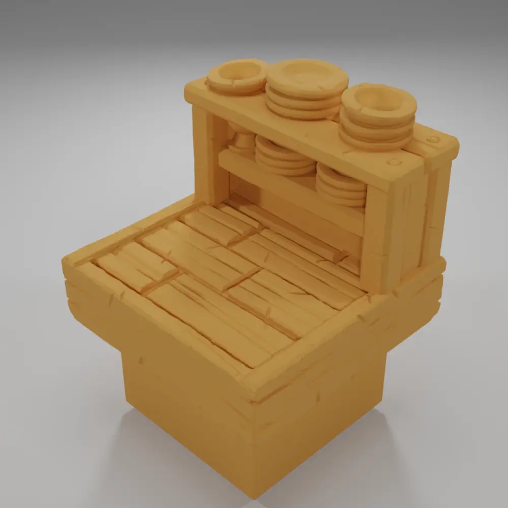 Bar Plates - Medieval Town Part 1 - Dungeon Blocks