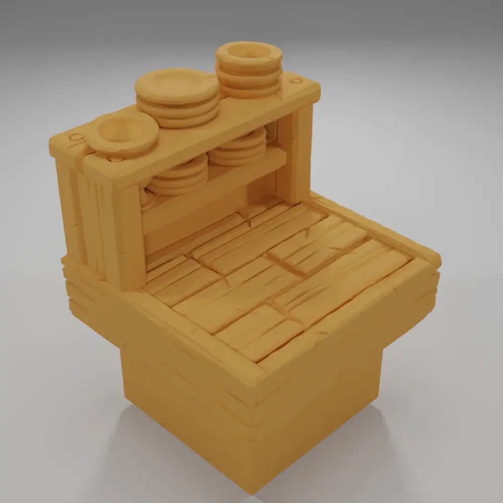 Bar Plates - Medieval Town Part 1 - Dungeon Blocks