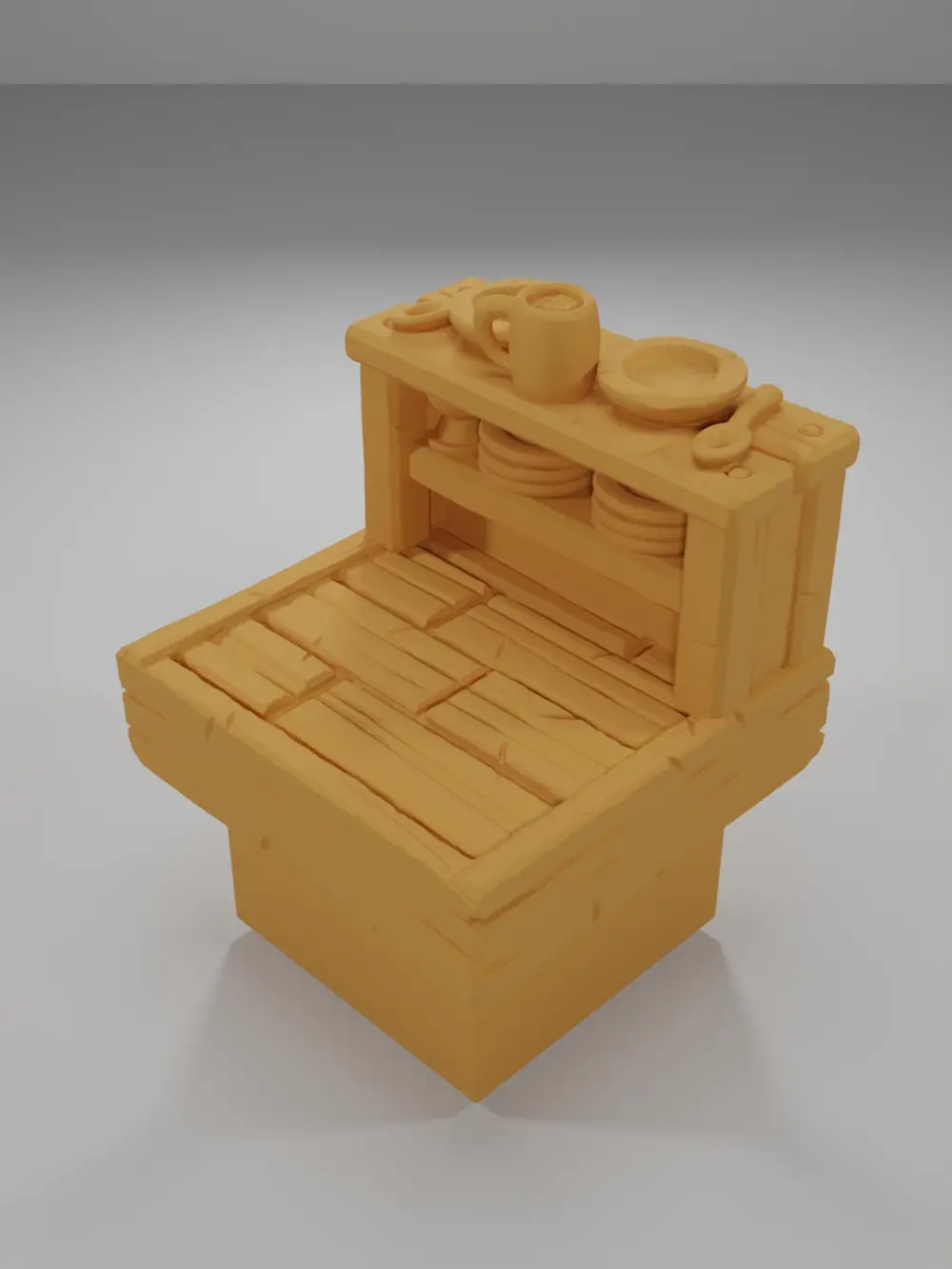 Bar Shield - Medieval Town Part 1 - Dungeon Blocks