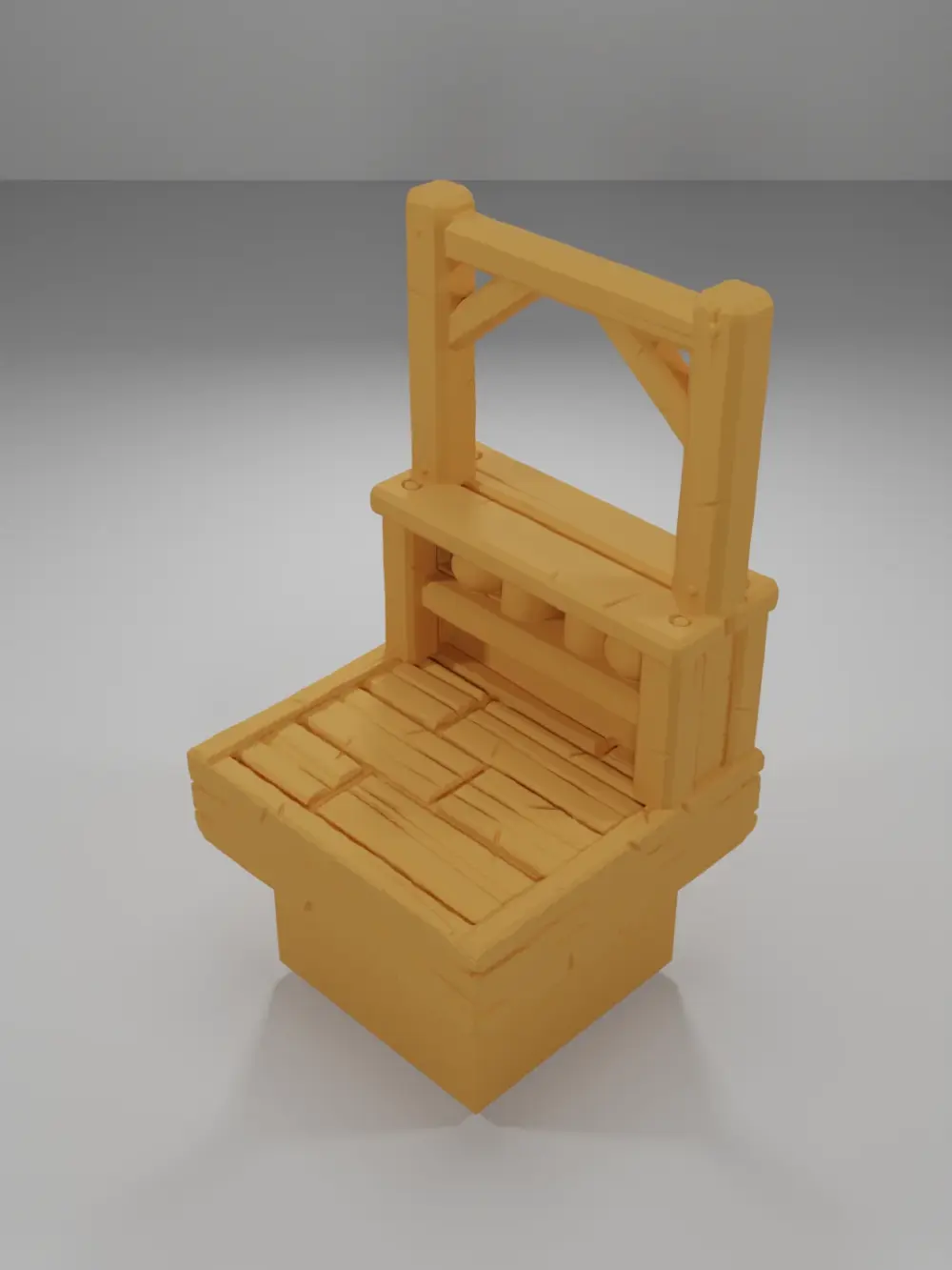Tall Bar Empty - Medieval Town Part 1 - Dungeon Blocks