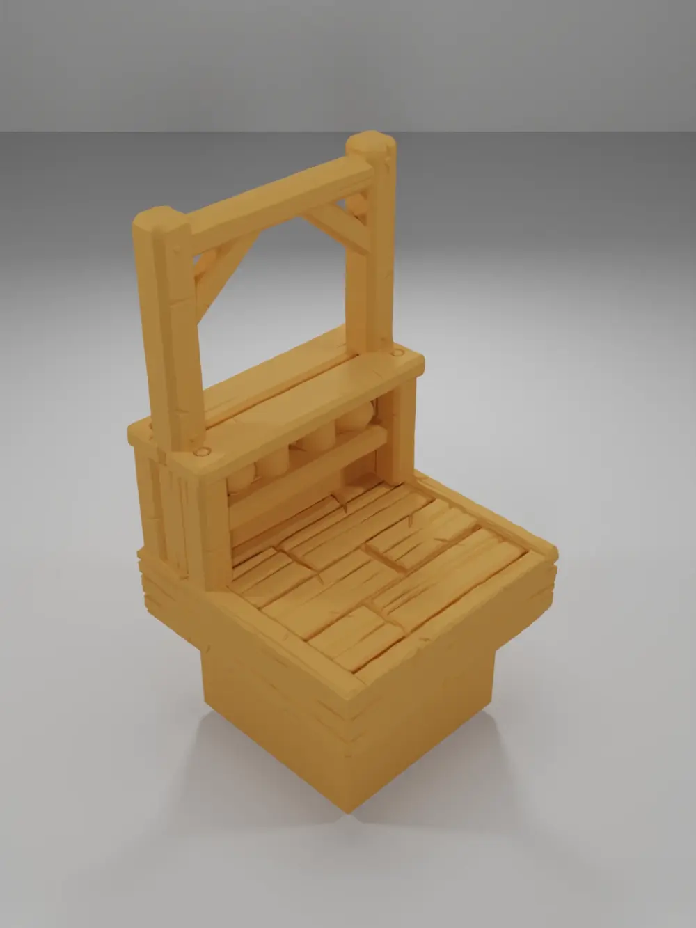 Tall Bar Empty - Medieval Town Part 1 - Dungeon Blocks