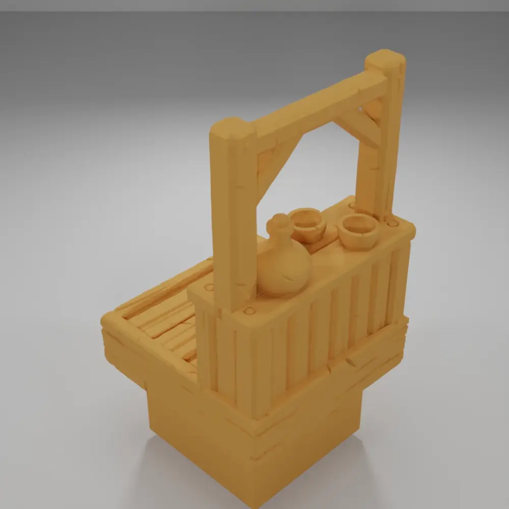 Tall Bar Bottle - Medieval Town Part 1 - Dungeon Blocks