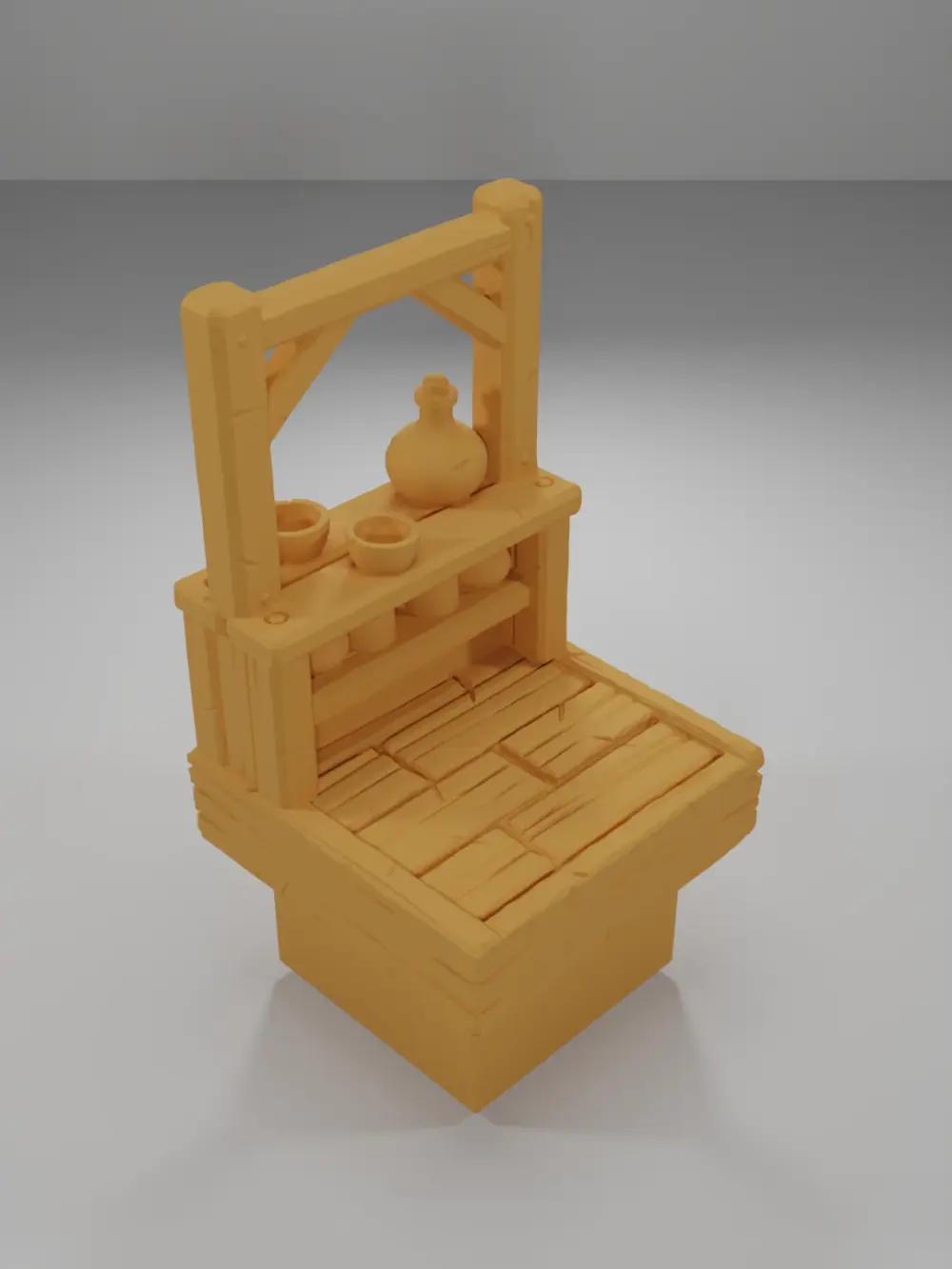 Tall Bar Bottle - Medieval Town Part 1 - Dungeon Blocks