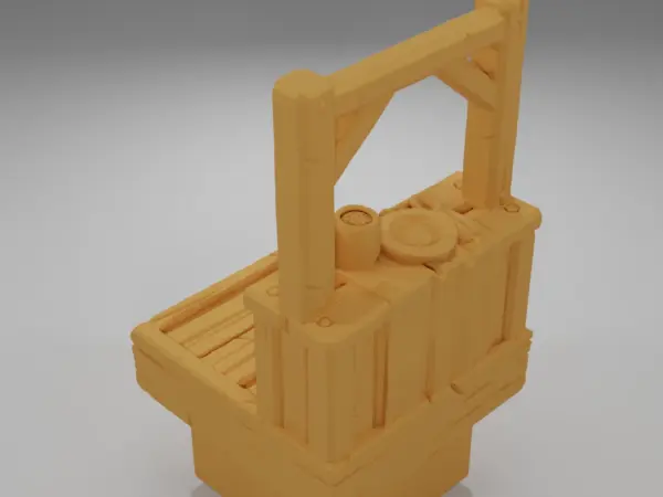Tall Bar Tablecloth - Medieval Town Part 1 - Dungeon Blocks