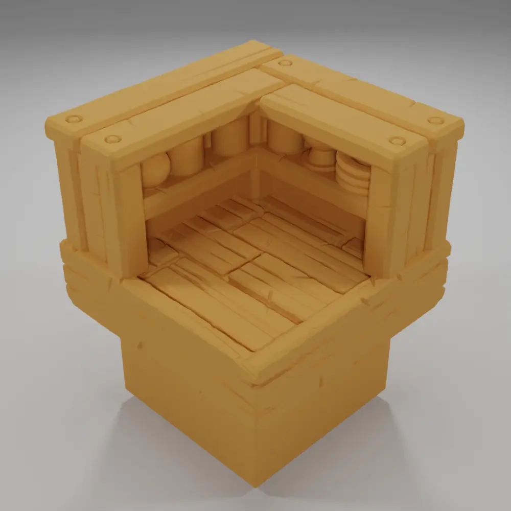 Bar Angle Empty - Medieval Town Part 1 - Dungeon Blocks