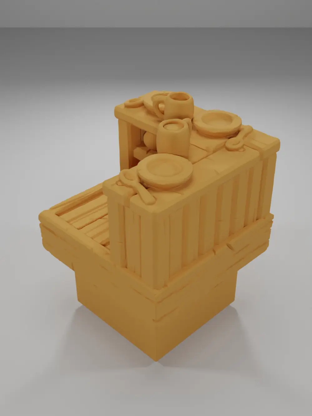 Bar Angle Plates - Medieval Town Part 1 - Dungeon Blocks