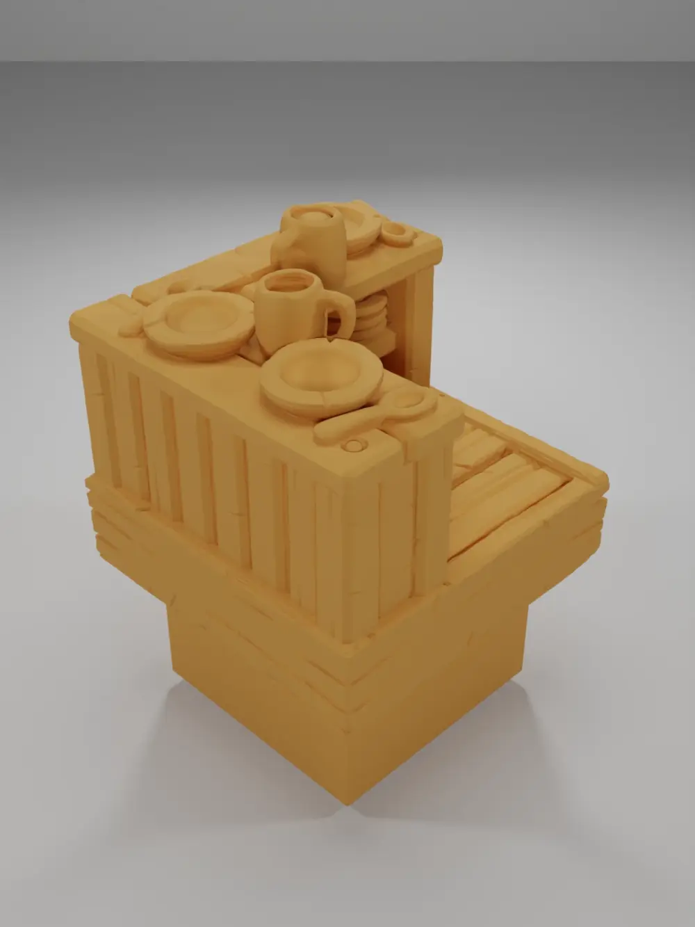 Bar Angle Plates - Medieval Town Part 1 - Dungeon Blocks