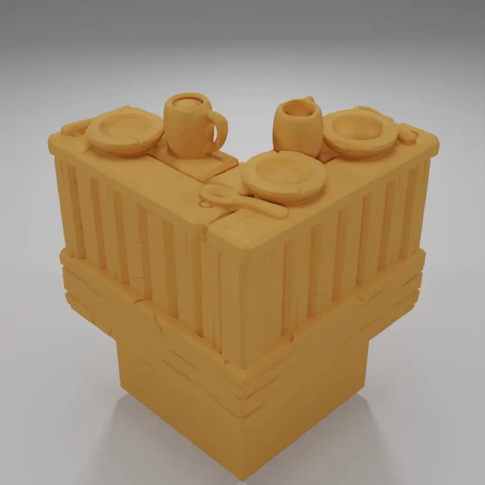 Bar Angle Plates - Medieval Town Part 1 - Dungeon Blocks