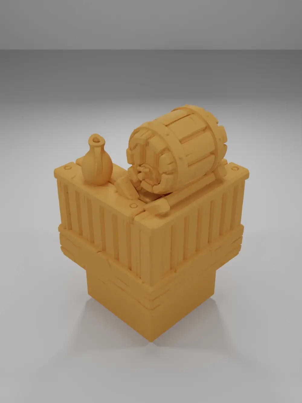 Bar Angle Barrel - Medieval Town Part 1 - Dungeon Blocks