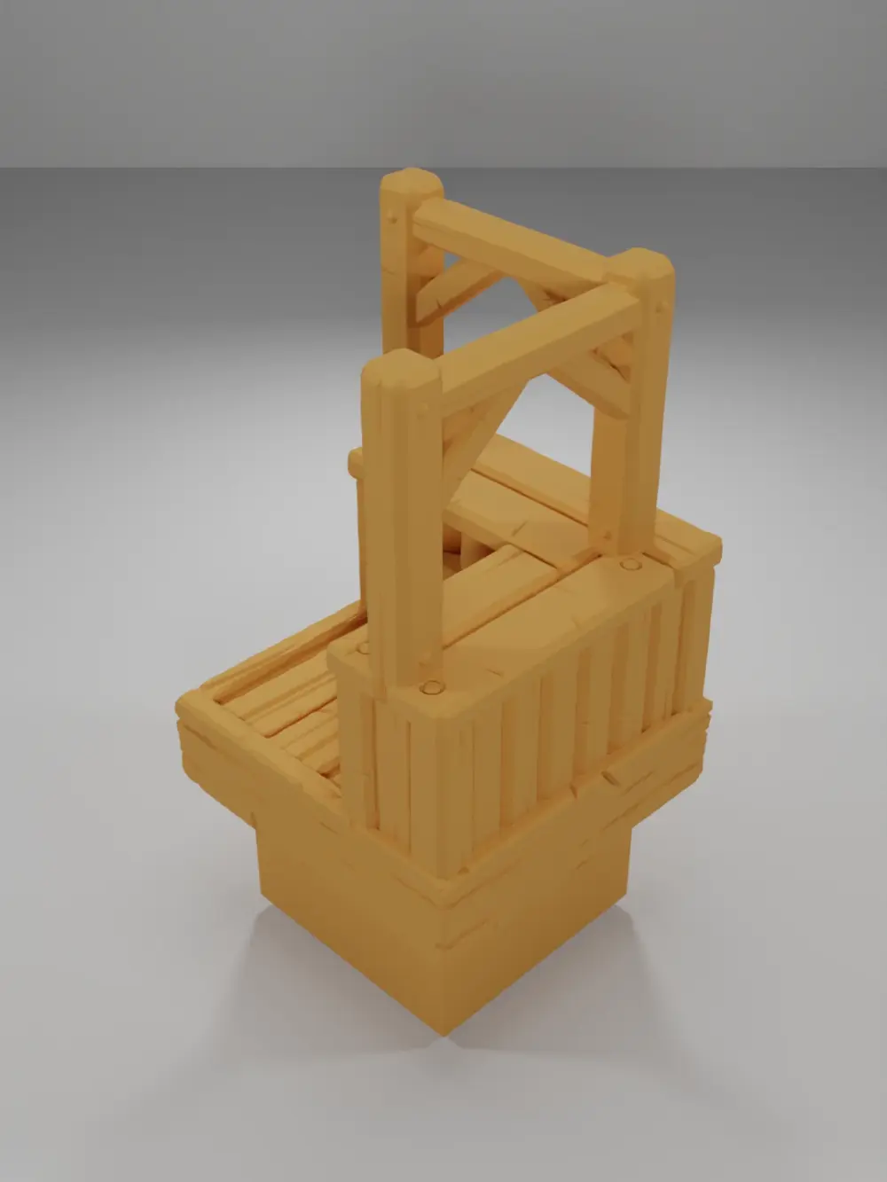 Tall Bar Angle Empty - Medieval Town Part 1 - Dungeon Blocks