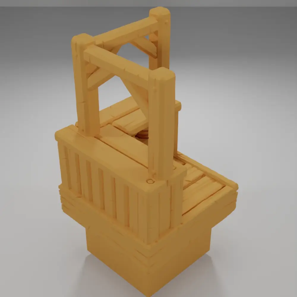 Tall Bar Angle Empty - Medieval Town Part 1 - Dungeon Blocks