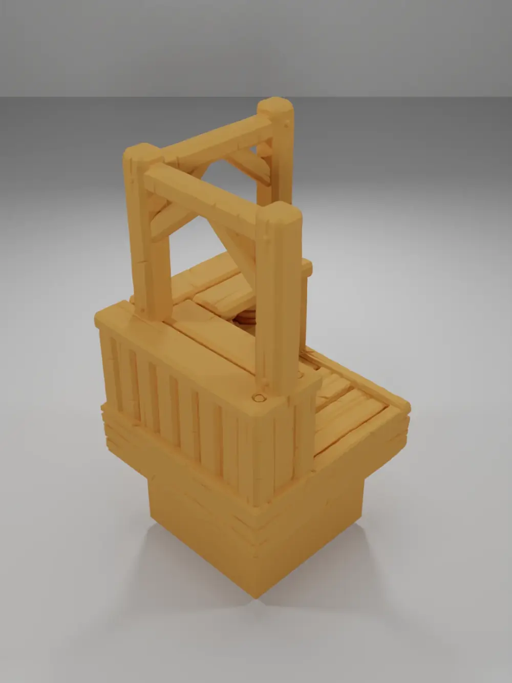Tall Bar Angle Empty - Medieval Town Part 1 - Dungeon Blocks