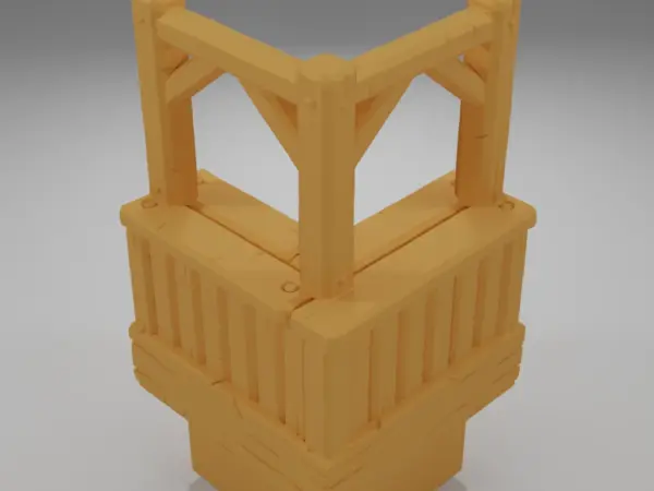Tall Lit Chandelier - Medieval Town Part 2 - Dungeon Blocks