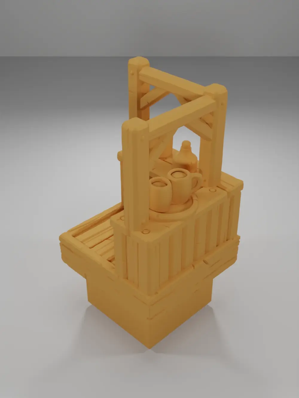 Tall Bar Angle Bottles - Medieval Town Part 1 - Dungeon Blocks