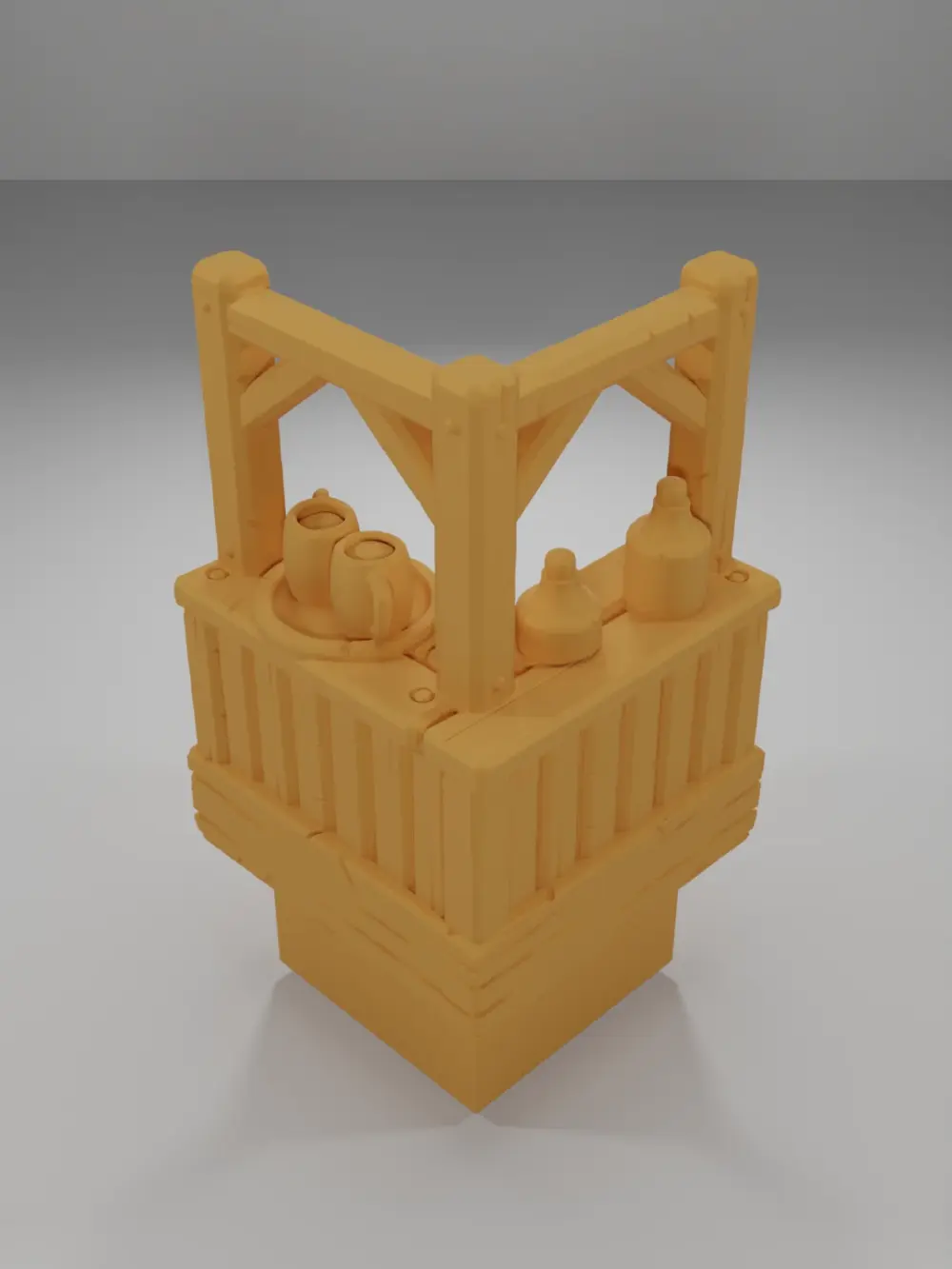 Tall Bar Angle Bottles - Medieval Town Part 1 - Dungeon Blocks