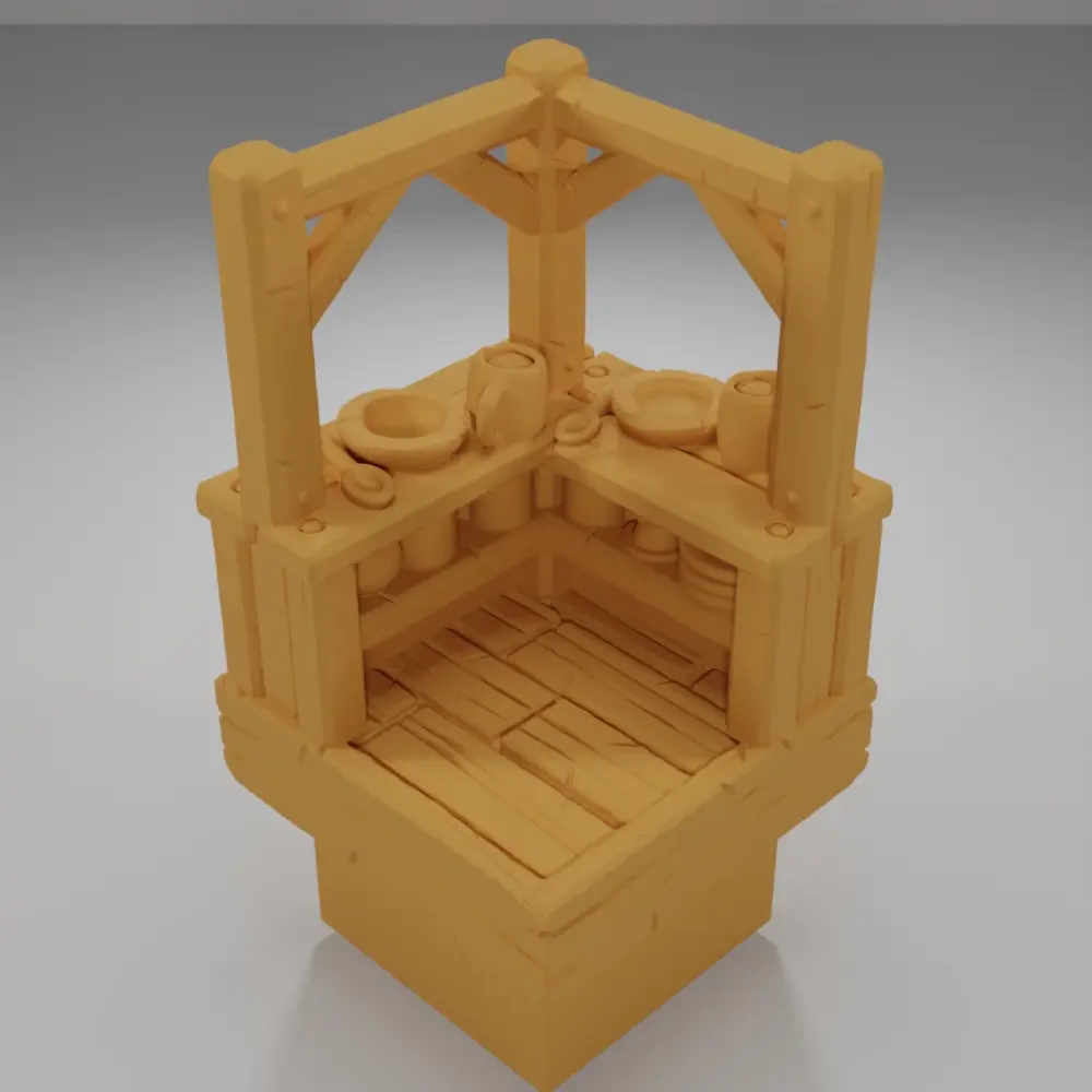 Tall Bar Angle Weapons - Medieval Town Part 1 - Dungeon Blocks