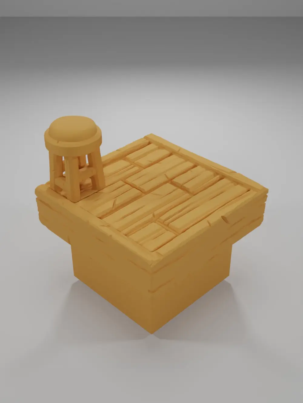 Bar Stool - Medieval Town Part 1 - Dungeon Blocks
