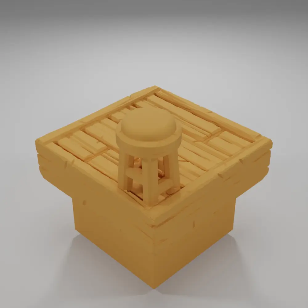 Bar Stool - Medieval Town Part 1 - Dungeon Blocks