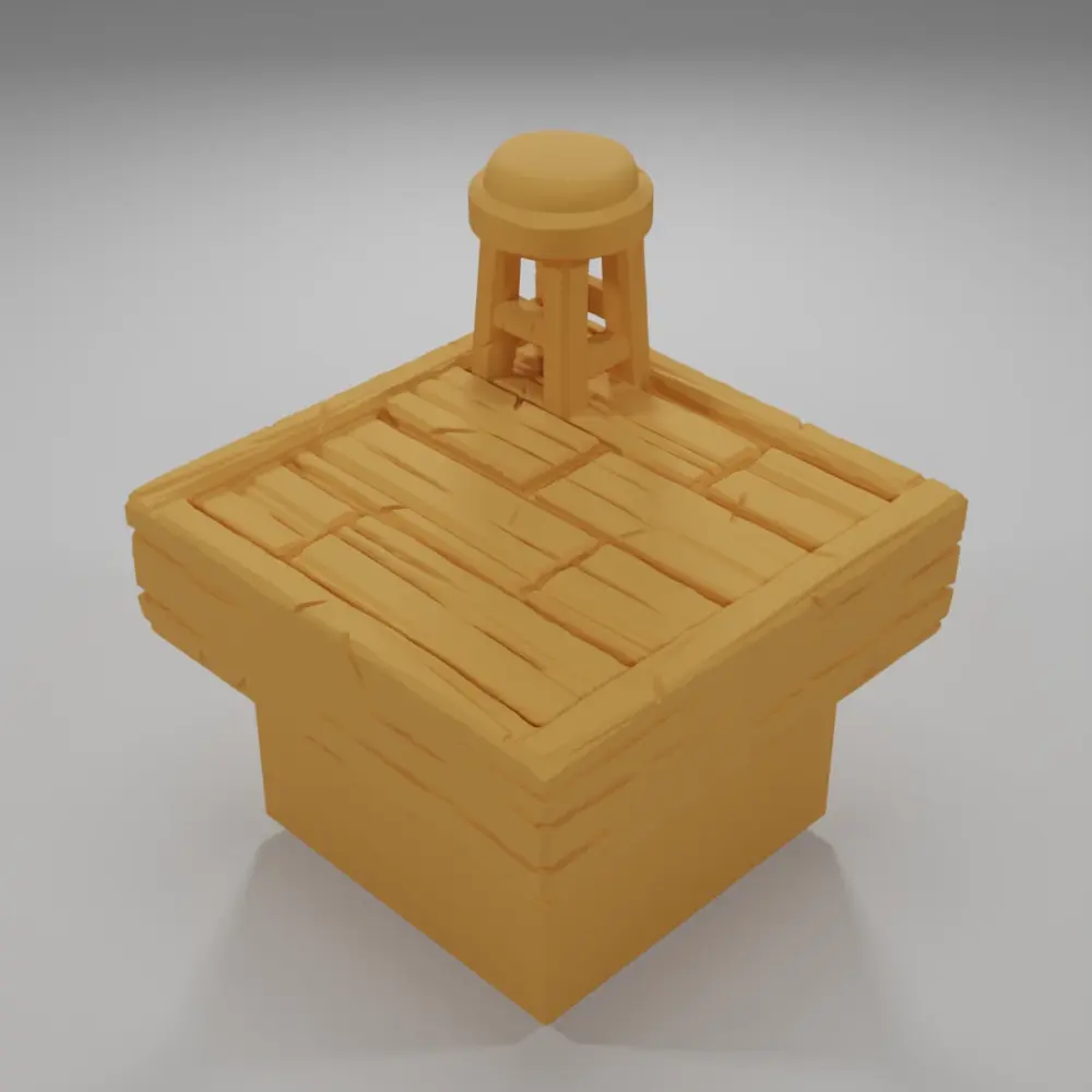 Bar Stool - Medieval Town Part 1 - Dungeon Blocks