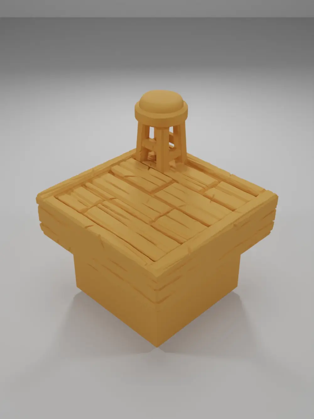 Bar Stool - Medieval Town Part 1 - Dungeon Blocks