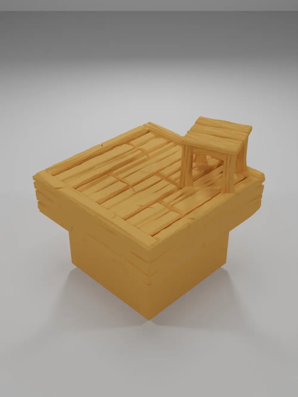 Stool - Medieval Town Part 1 - Dungeon Blocks