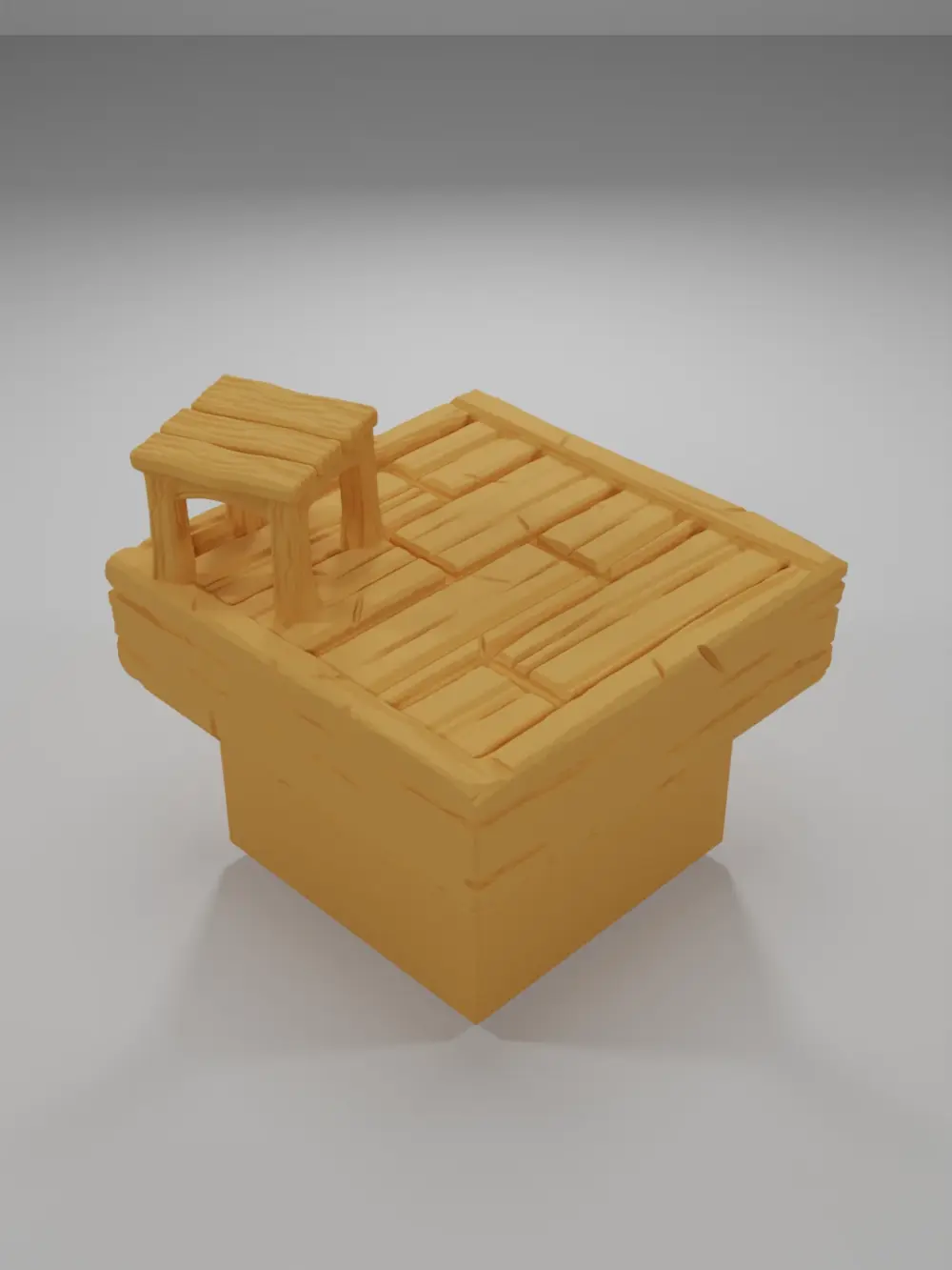 Stool - Medieval Town Part 1 - Dungeon Blocks