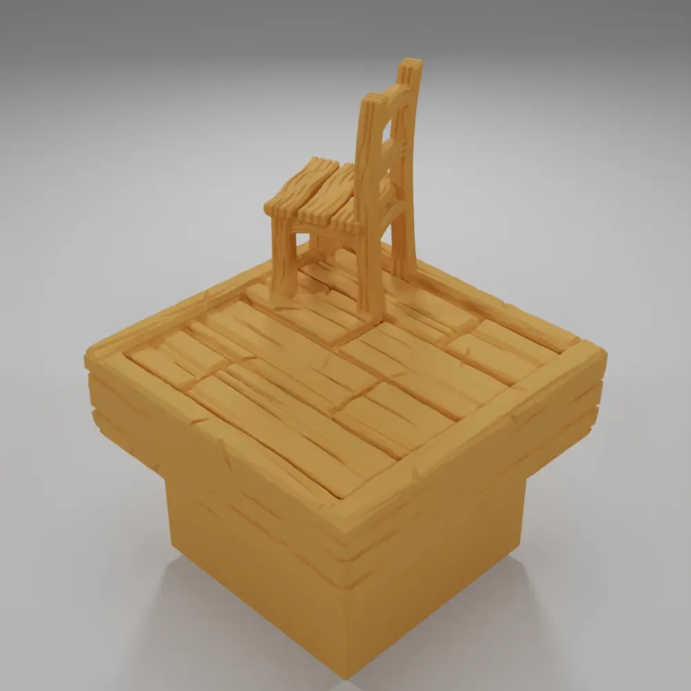 Chair - Medieval Town Part 1 - Dungeon Blocks