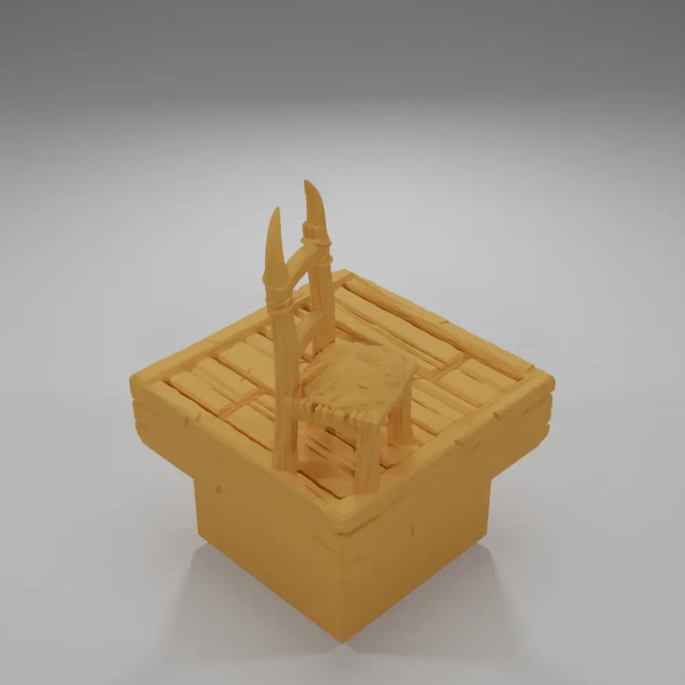 Chair Horns - Medieval Town Part 1 - Dungeon Blocks