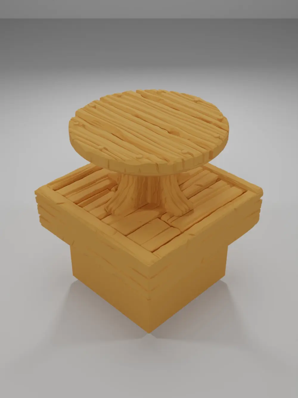 Table Empty - Medieval Town Part 1 - Dungeon Blocks