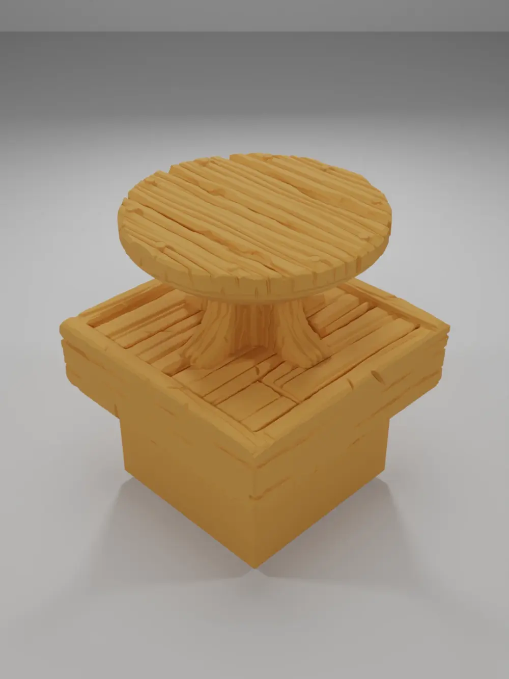 Table Empty - Medieval Town Part 1 - Dungeon Blocks