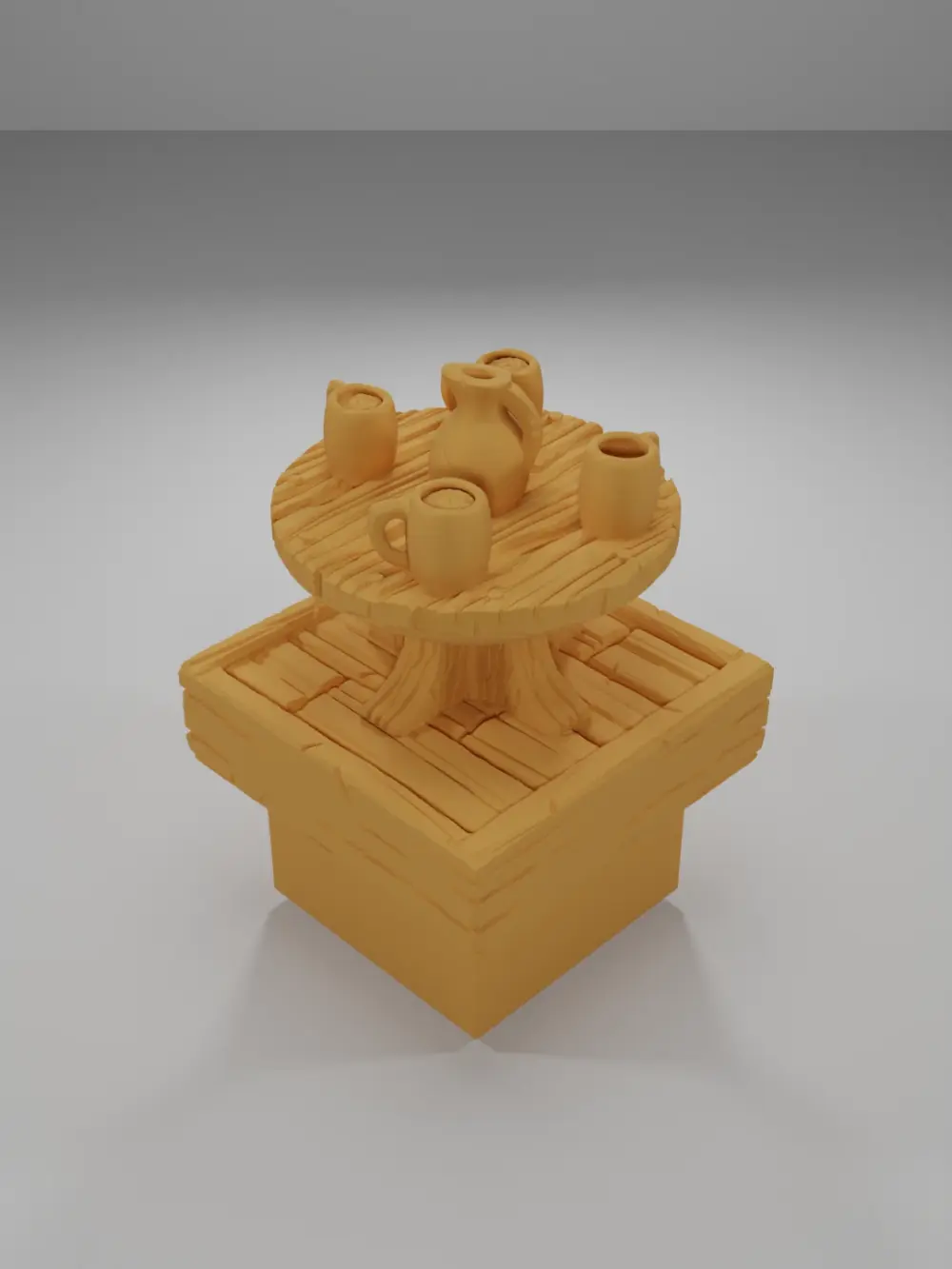 Table Drink 1 - Medieval Town Part 1 - Dungeon Blocks