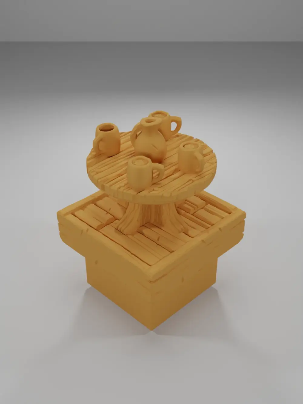 Table Drink 1 - Medieval Town Part 1 - Dungeon Blocks