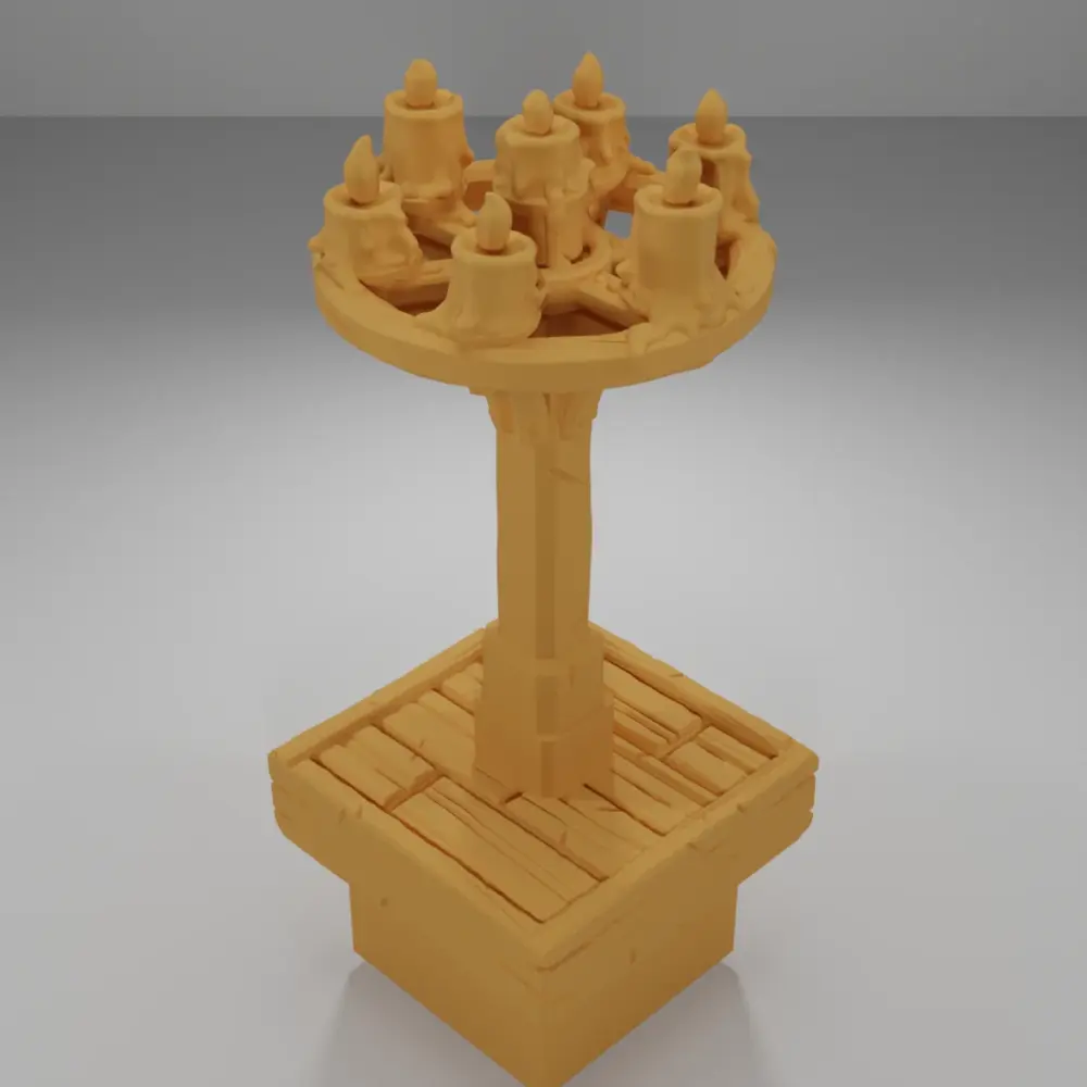 Chandelier On - Medieval Town Part 1 - Dungeon Blocks