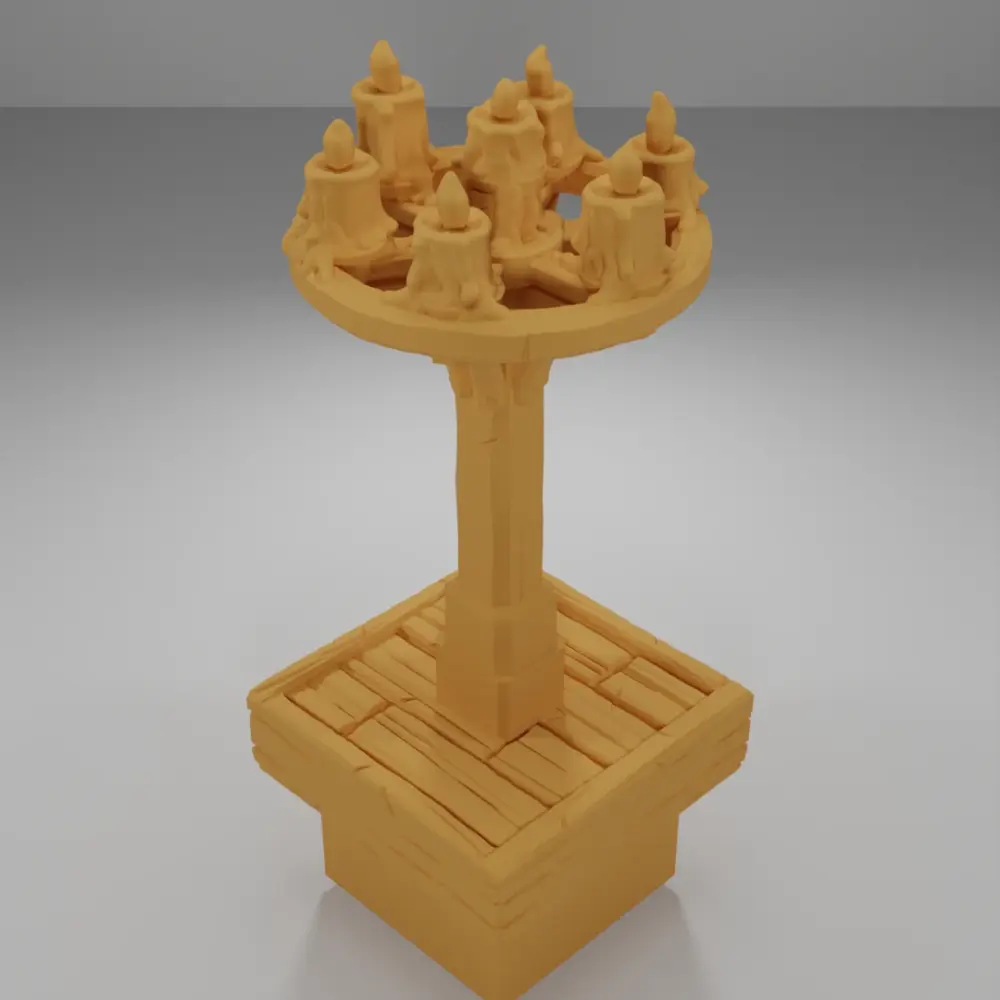 Chandelier On - Medieval Town Part 1 - Dungeon Blocks