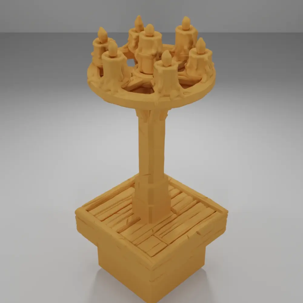 Chandelier On - Medieval Town Part 1 - Dungeon Blocks