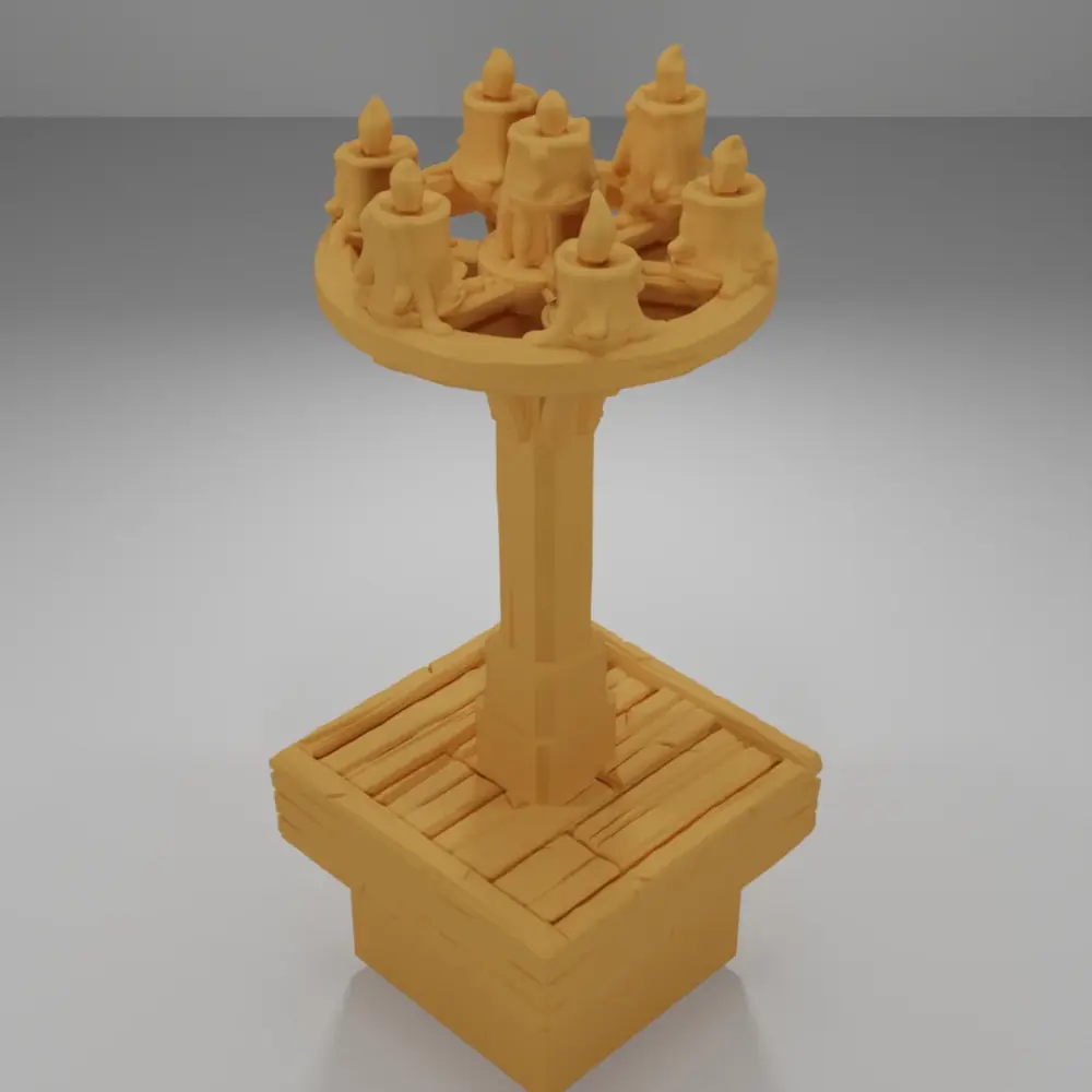 Chandelier On - Medieval Town Part 1 - Dungeon Blocks