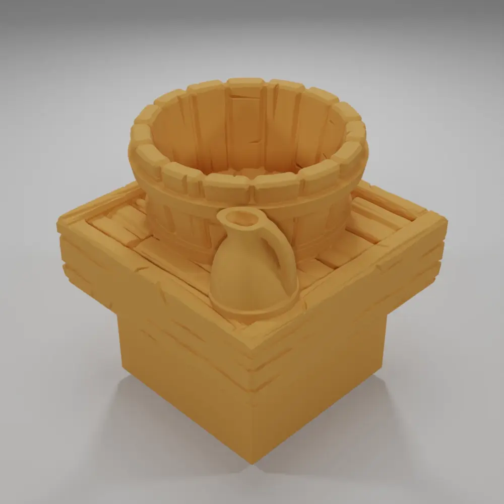 Bath Empty - Medieval Town Part 1 - Dungeon Blocks