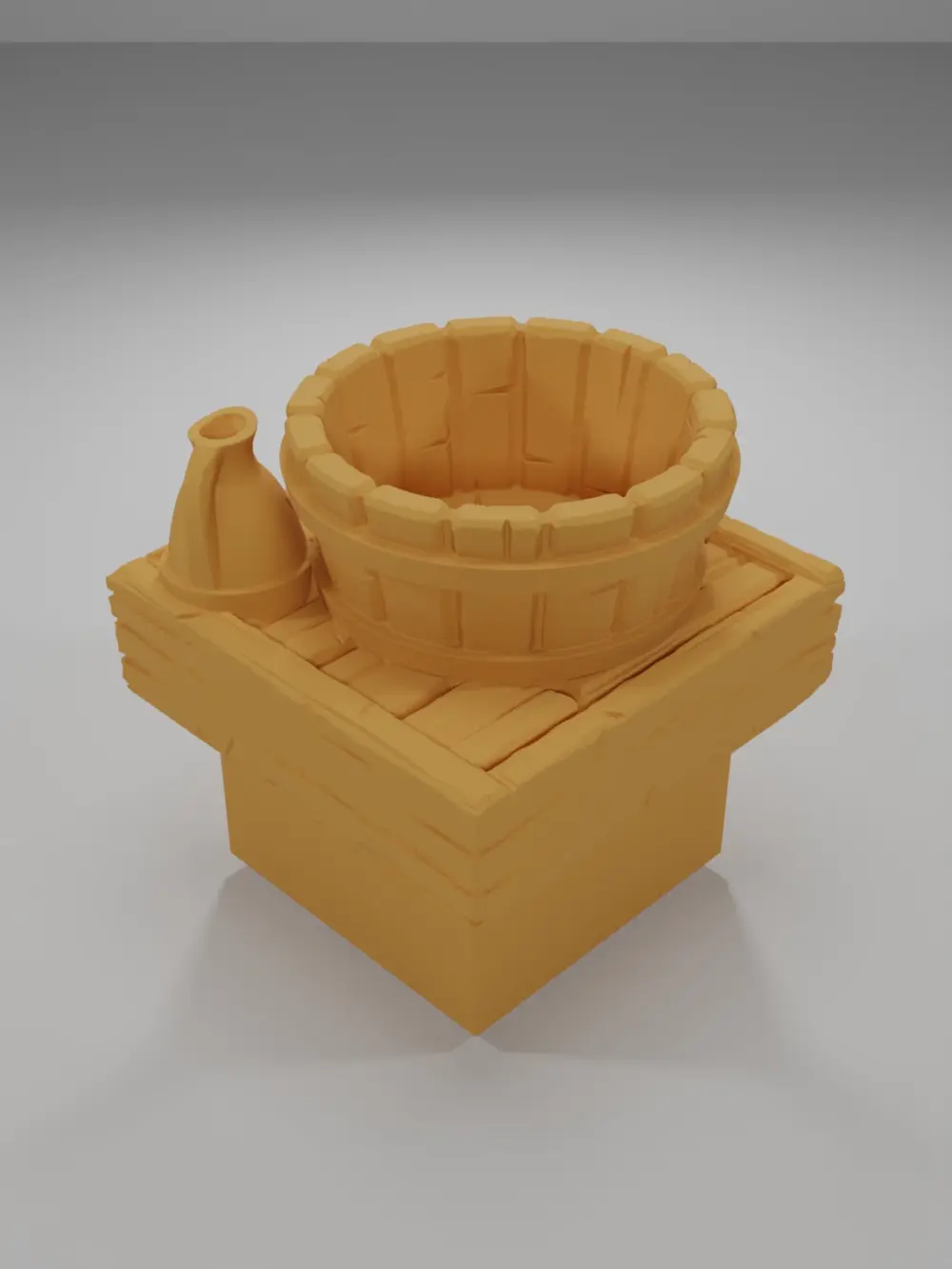 Bath Empty - Medieval Town Part 1 - Dungeon Blocks - MT1-073-NL