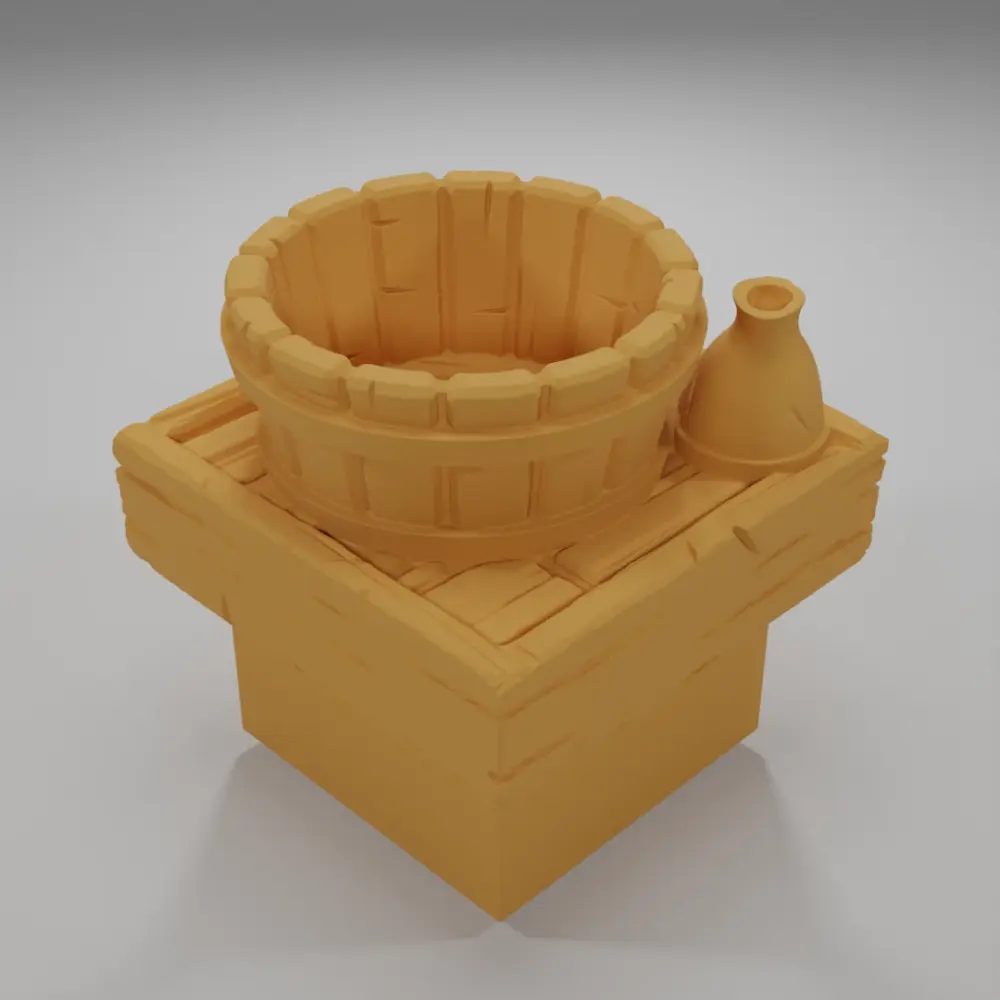 Bath Empty - Medieval Town Part 1 - Dungeon Blocks