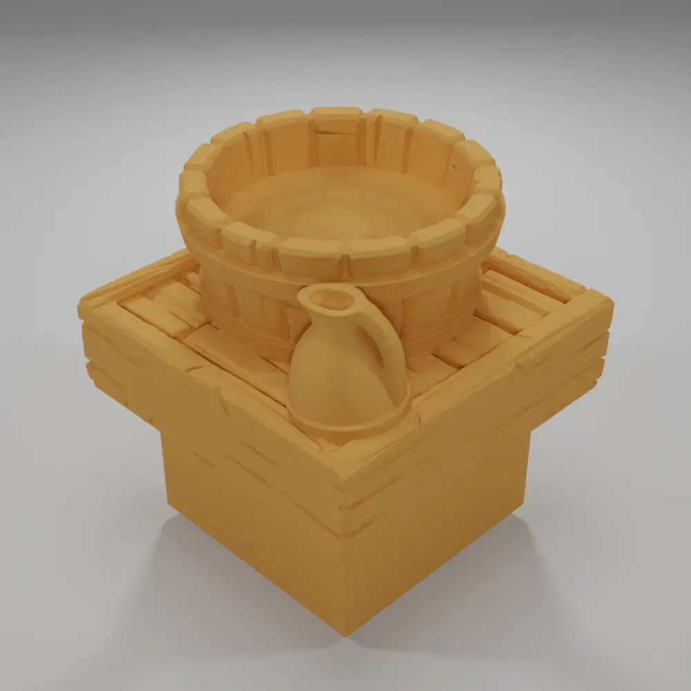 Bath Water - Medieval Town Part 1 - Dungeon Blocks