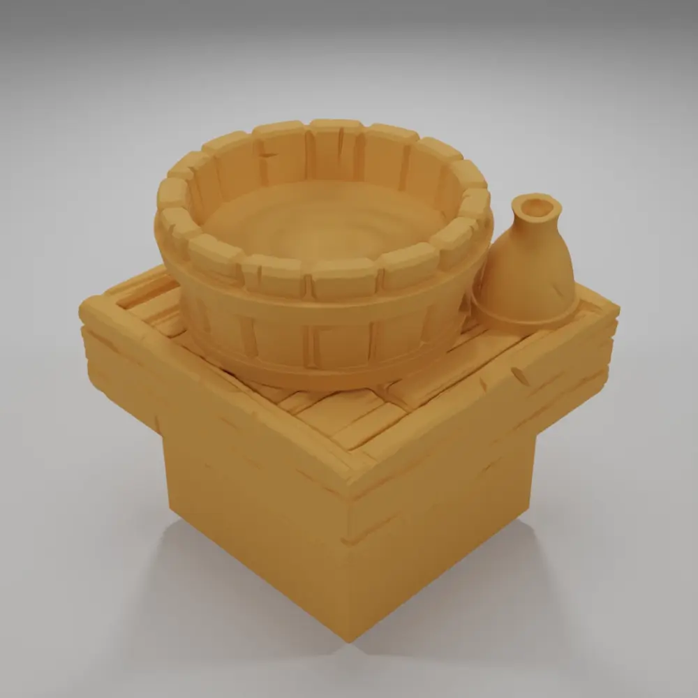 Bath Water - Medieval Town Part 1 - Dungeon Blocks