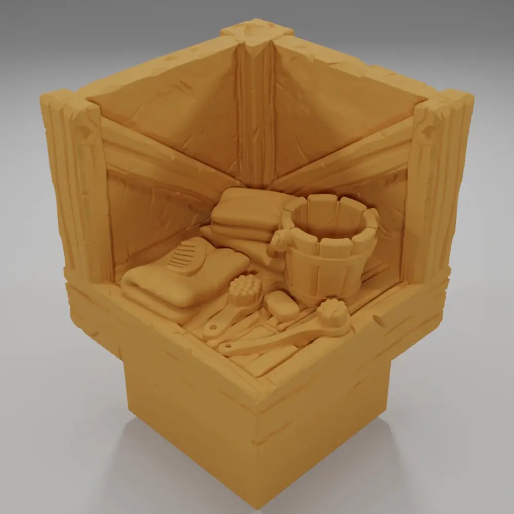 Bath Objects - Medieval Town Part 1 - Dungeon Blocks
